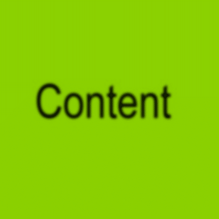 The word 'content' in the style of the Brat album