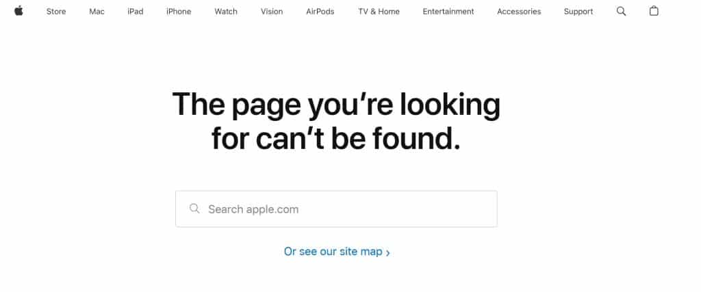 Apple 404