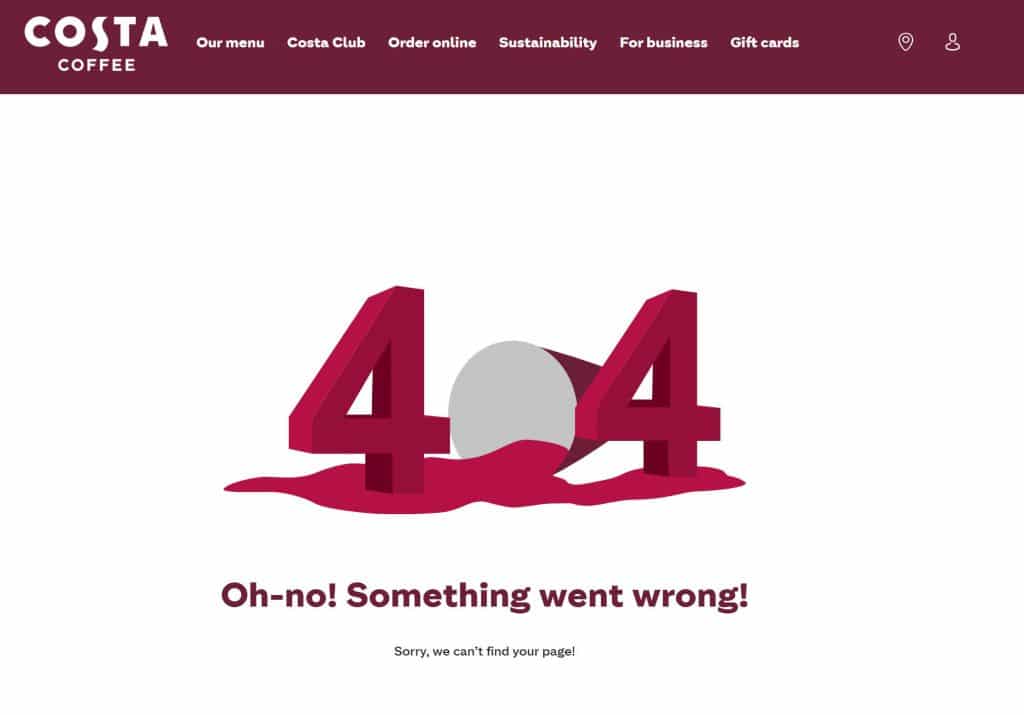 Costa Coffee 404